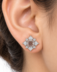 3.34 ct. Pink Elongated Cushion Lab Diamond Earrings