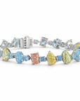 18.33 ct. Multi-Color Lab Diamond Bracelet