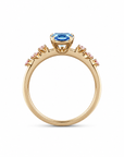 1.02 ct. Blue Lab Diamond Solitaire Ring