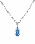 1.12 ct. Blue Lab Diamond Pendant