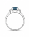 1.90 ct. Blue Lab Diamond 3-Piece Ring