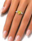 6.62 ct. Heart Lab Diamond Ring