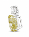 7.07 ct. Yellow Lab Diamond Drop Earrings