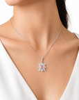 1.06 ct. Pink Elongated Cushion Lab Diamond Pendant