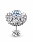 2.11 ct. Blue Lab Diamond Stud Earrings