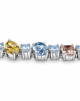 23.14 ct. Multi-Color Lab Diamond Tennis Bracelet
