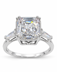4.04 ct. Emerald Cut Lab Diamond Ring