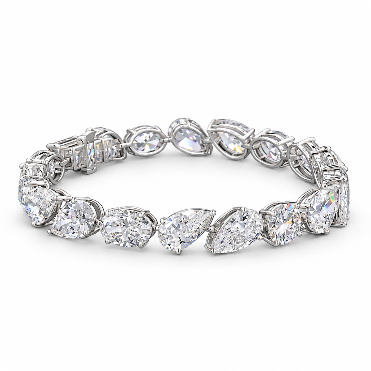 12.17ct.Diamond Tennis Bracelet