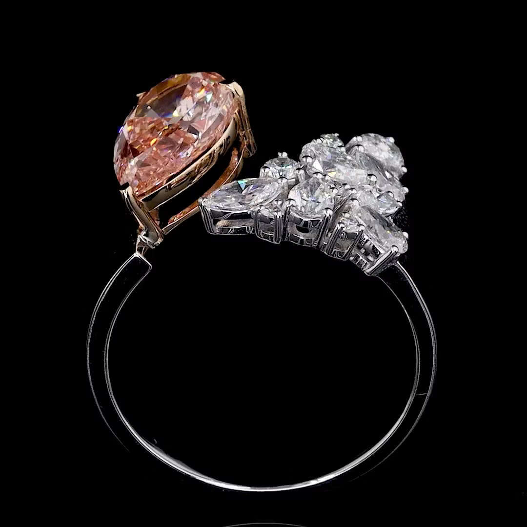 2.02 ct. Pink Lab Diamond Cocktail Ring