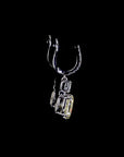 7.07 ct. Yellow Lab Diamond Drop Earrings