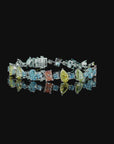 18.33 ct. Multi-Color Lab Diamond Bracelet