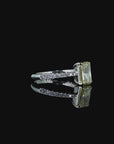 1.53 ct. Yellow Radiant Lab Diamond Ring