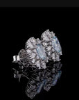 2.11 ct. Blue Lab Diamond Stud Earrings