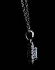 1.16 ct. Blue Lab Diamond Pendant