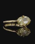 3.03 ct. Oval Lab Diamond Solitaire Ring