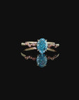 1.02 ct. Blue Lab Diamond Solitaire Ring