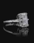 4.04 ct. Emerald Cut Lab Diamond Ring