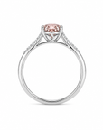0.86 ct. Pink Marquise Lab Diamond Ring