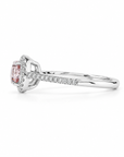 1.45 ct. Pink Pear Lab Diamond Three-Stone Ring