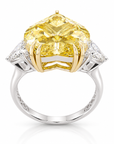 6.62 ct. Heart Lab Diamond Ring