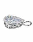 2.60 ct. White Pear Lab Diamond Solitaire Pendant