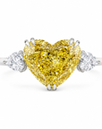 6.62 ct. Heart Lab Diamond Ring