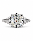 3.01 ct. White Cushion Lab Diamond Solitaire Ring