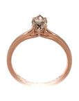 0.96 ct. Brown Marquise Natural Diamond Solitaire Ring
