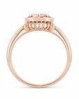 3.33 ct. Blue Cushion Lab Diamond Solitaire Ring