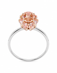 4.53 ct. Pink Oval Lab Diamond Solitaire Ring