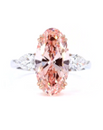 4.05 ct. Pink Lab-Grown Diamond Ring